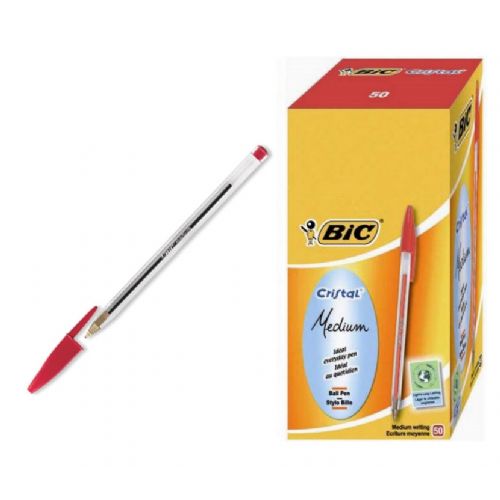 BIC Penna Rossa a Sfera, Cristal Original.
