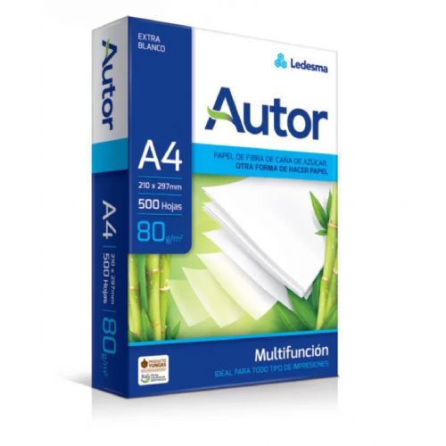 Carta A4 AUTOR - 80 gr. Bianco - Conf. 500 Fogli